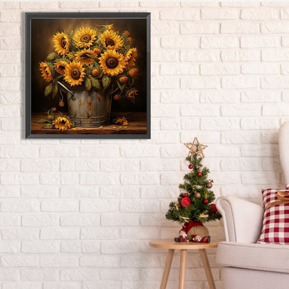 Sunflower - Full Square Drill Diamond Painting 40*40CM