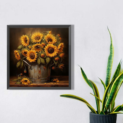 Sunflower - Full Square Drill Diamond Painting 40*40CM