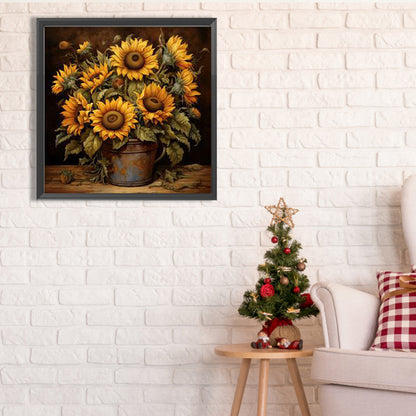 Sunflower - Full Square Drill Diamond Painting 40*40CM