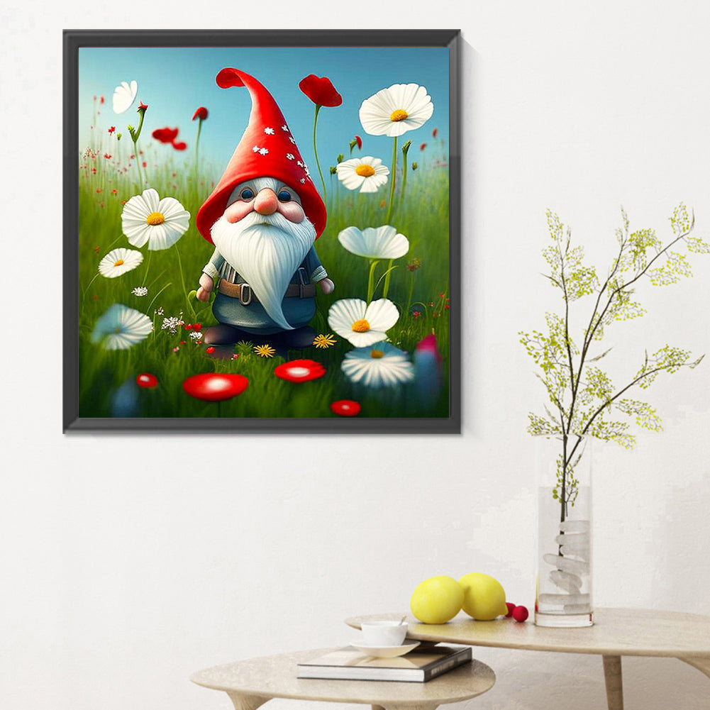 Christmas Gnome - Full Round Drill Diamond Painting 30*30CM