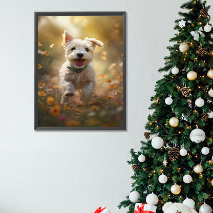 Puppy - Full Square Drill Diamond Painting 30*40CM