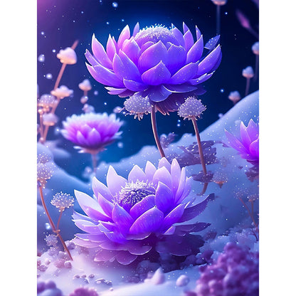 Flowers Roses - Full Round Drill Diamond Painting 30*40CM