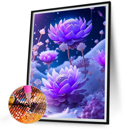 Flowers Roses - Full Round Drill Diamond Painting 30*40CM