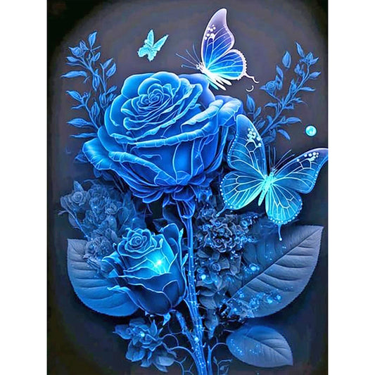 Flowers Roses - Full Round Drill Diamond Painting 30*40CM