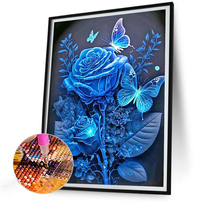 Flowers Roses - Full Round Drill Diamond Painting 30*40CM