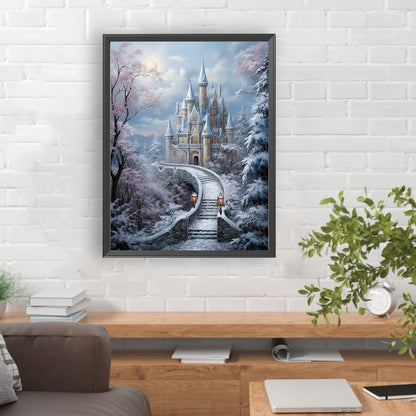 Winter Exterior - Full Round Drill Diamond Painting 30*40CM