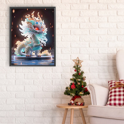 Luminous Dragon - Full Round Drill Diamond Painting 30*40CM