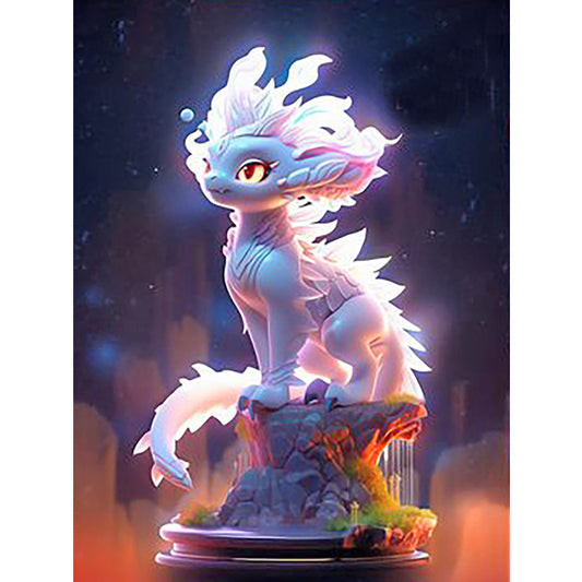 Luminous Dragon - Full Round Drill Diamond Painting 30*40CM