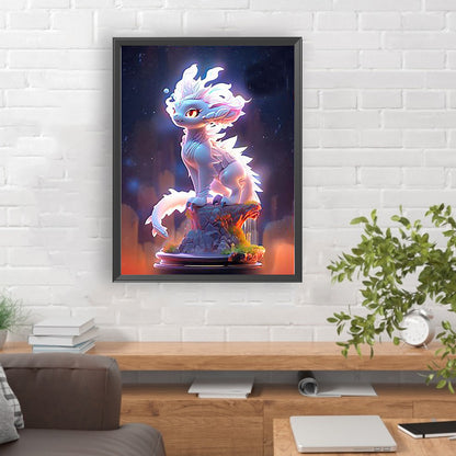 Luminous Dragon - Full Round Drill Diamond Painting 30*40CM