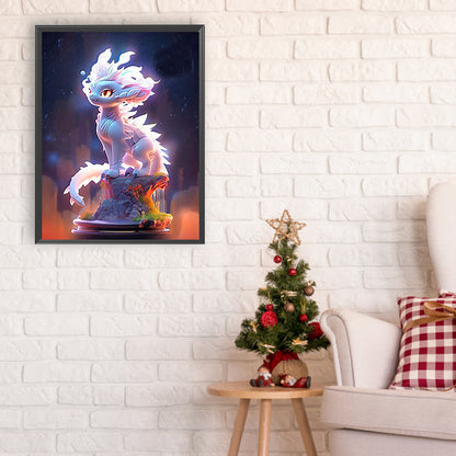 Luminous Dragon - Full Round Drill Diamond Painting 30*40CM