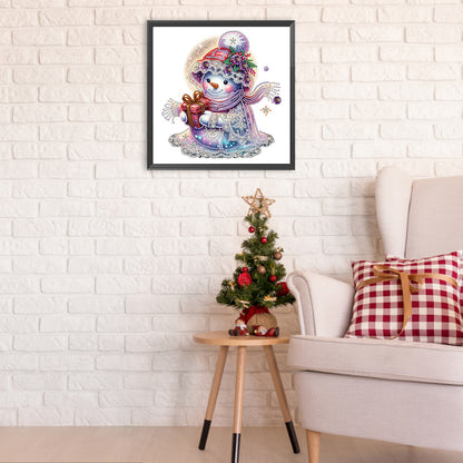 Christmas Snowman - Special Shaped Drill Diamond Painting 30*30CM