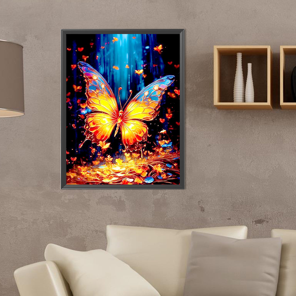 Fantasy Butterfly - Full Round Drill Diamond Painting 30*40CM