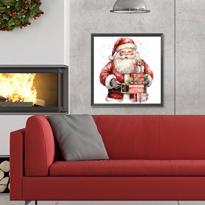 Santa Claus - Full Round Drill Diamond Painting 30*30CM