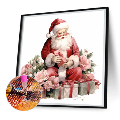 Santa Claus - Full Round Drill Diamond Painting 30*30CM