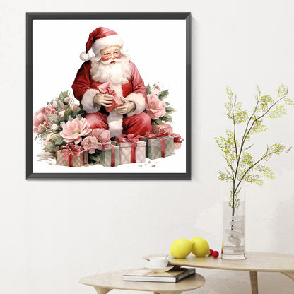 Santa Claus - Full Round Drill Diamond Painting 30*30CM