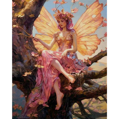 Butterfly Fairy - 11CT Stamped Cross Stitch 50*60CM