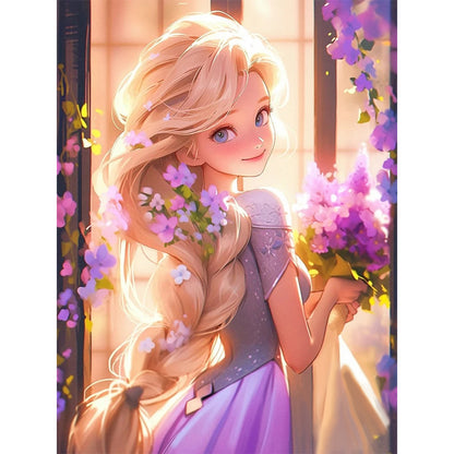 Disney Rapunzel - 11CT Stamped Cross Stitch 50*65CM