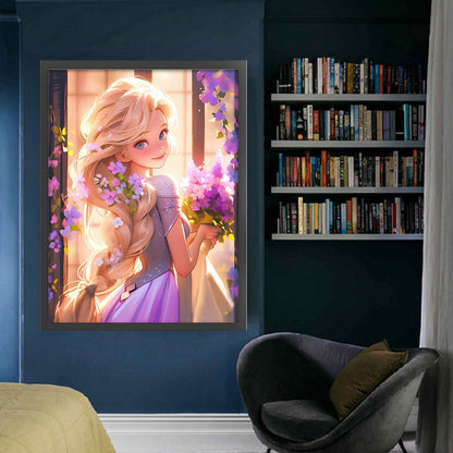 Disney Rapunzel - 11CT Stamped Cross Stitch 50*65CM