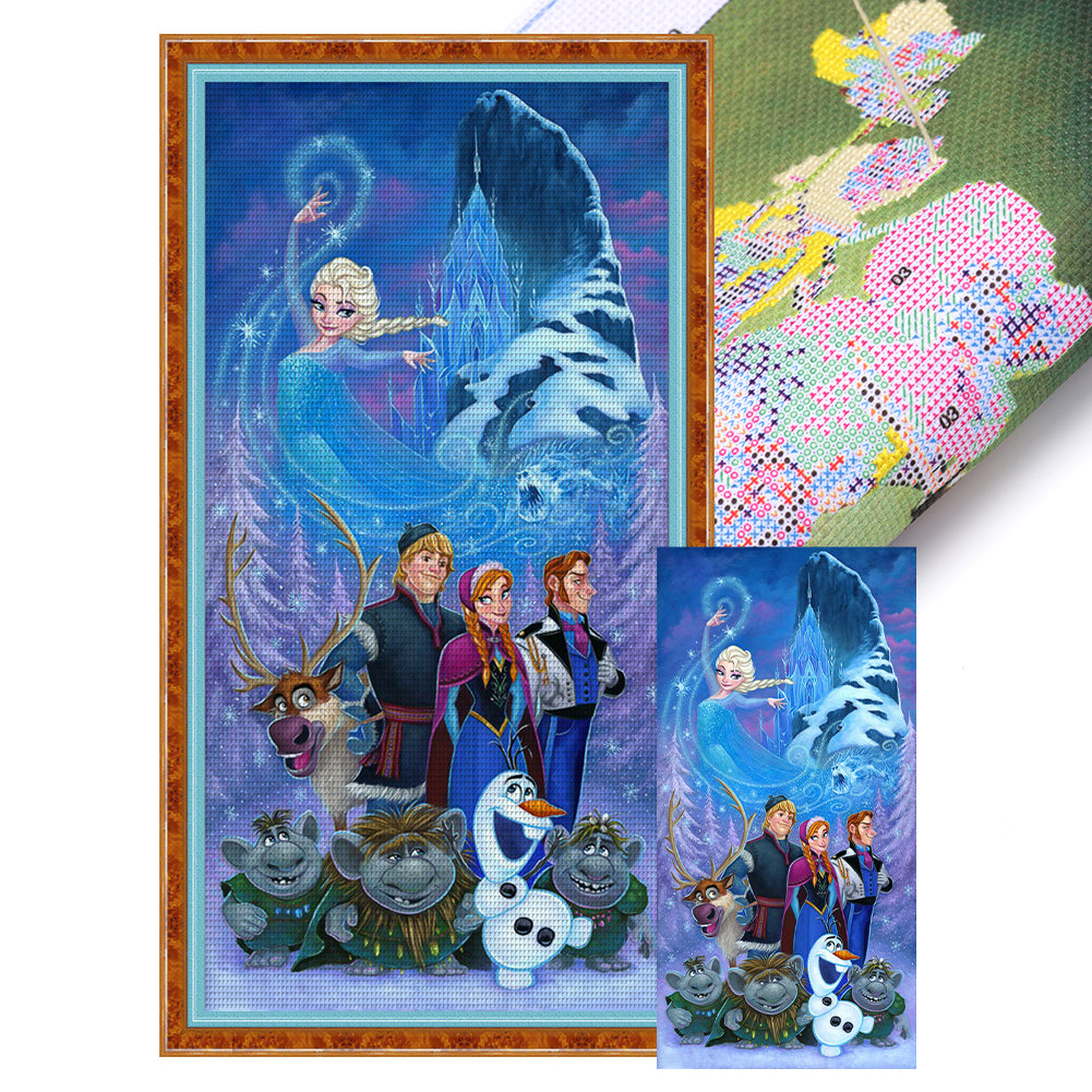 Disney Frozen - 11CT Stamped Cross Stitch 45*90CM