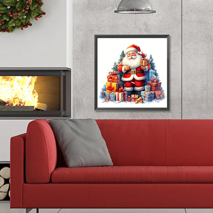 Santa Claus - Full Round Drill Diamond Painting 30*30CM