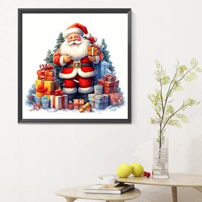 Santa Claus - Full Round Drill Diamond Painting 30*30CM