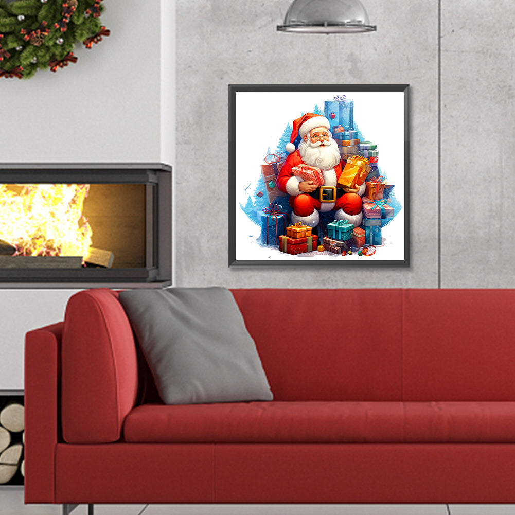 Santa Claus - Full Round Drill Diamond Painting 30*30CM