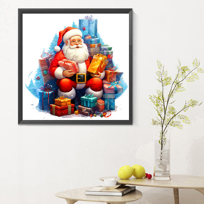 Santa Claus - Full Round Drill Diamond Painting 30*30CM