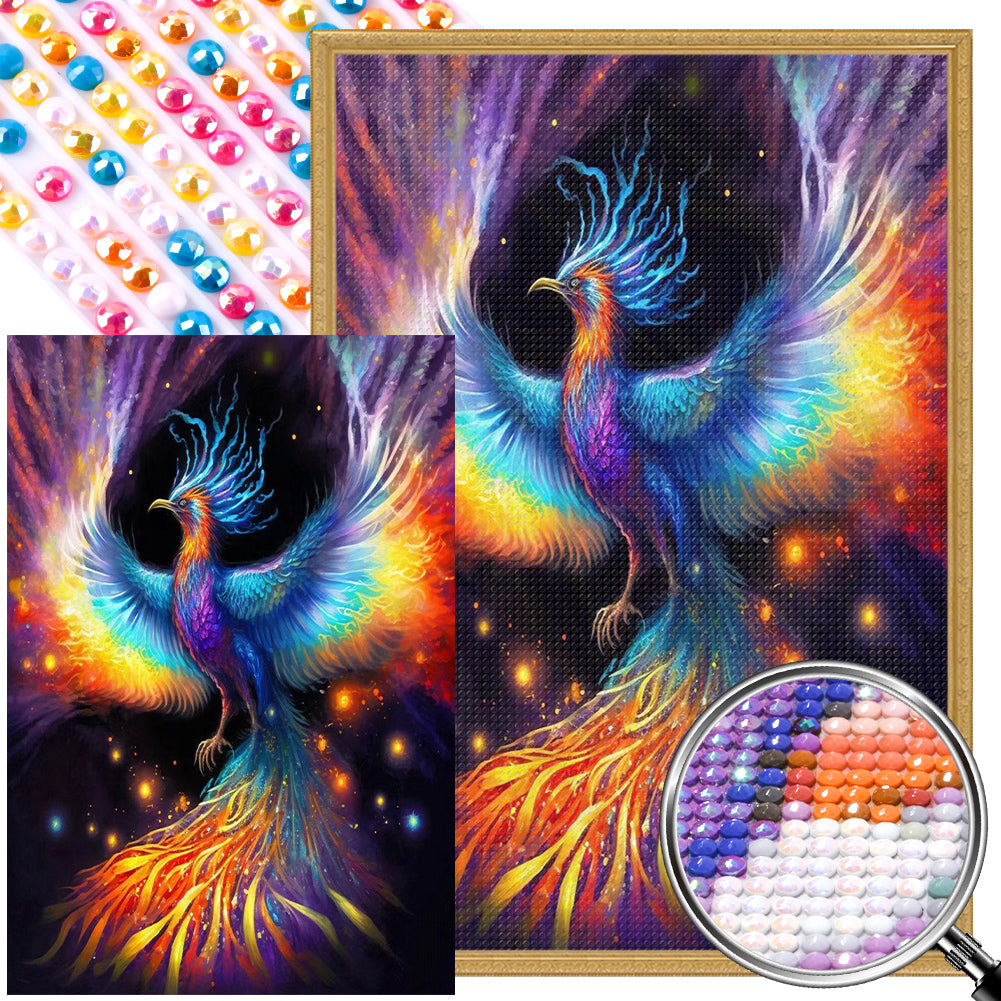 Phoenix - Full Round AB Drill Diamond Painting 50*70CM