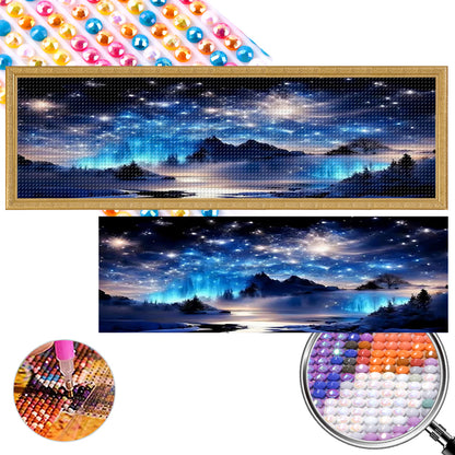 Milky Way - Full Round AB Drill Diamond Painting 90*30CM