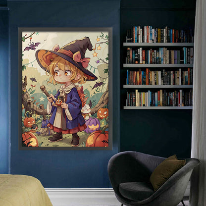 Witch - 11CT Stamped Cross Stitch 50*65CM