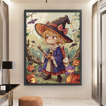 Witch - 11CT Stamped Cross Stitch 50*65CM