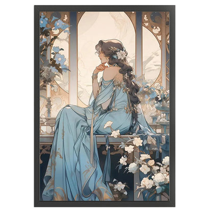 Girl - 11CT Stamped Cross Stitch 40*60CM