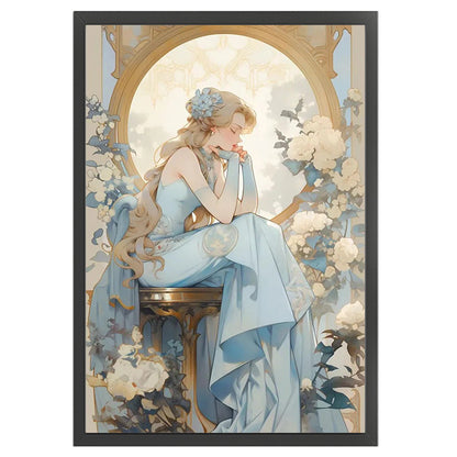 Girl - 11CT Stamped Cross Stitch 40*60CM