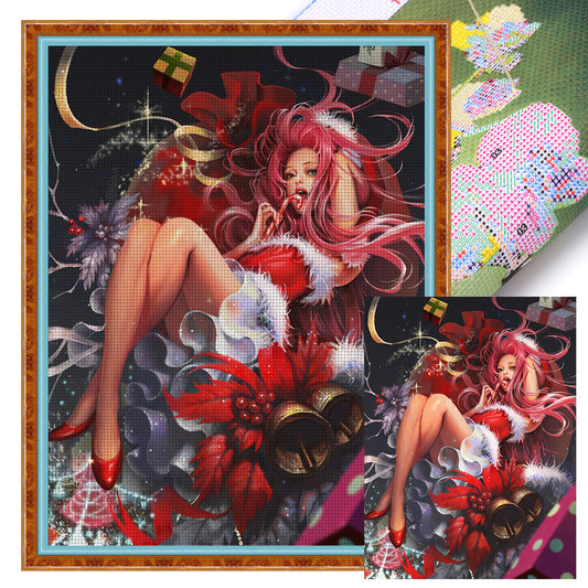 Girl - 11CT Stamped Cross Stitch 50*65CM