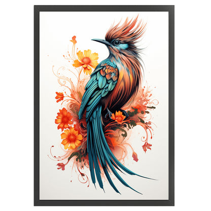 Exotic Bird - 11CT Stamped Cross Stitch 40*60CM