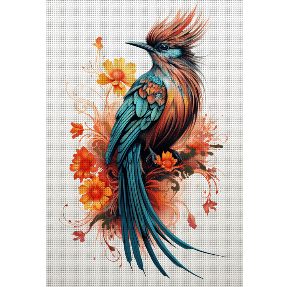 Exotic Bird - 11CT Stamped Cross Stitch 40*60CM