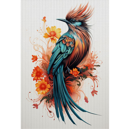 Exotic Bird - 11CT Stamped Cross Stitch 40*60CM