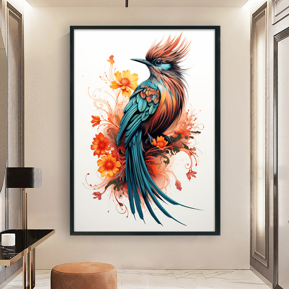 Exotic Bird - 11CT Stamped Cross Stitch 40*60CM
