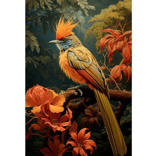 Exotic Bird - 11CT Stamped Cross Stitch 40*60CM