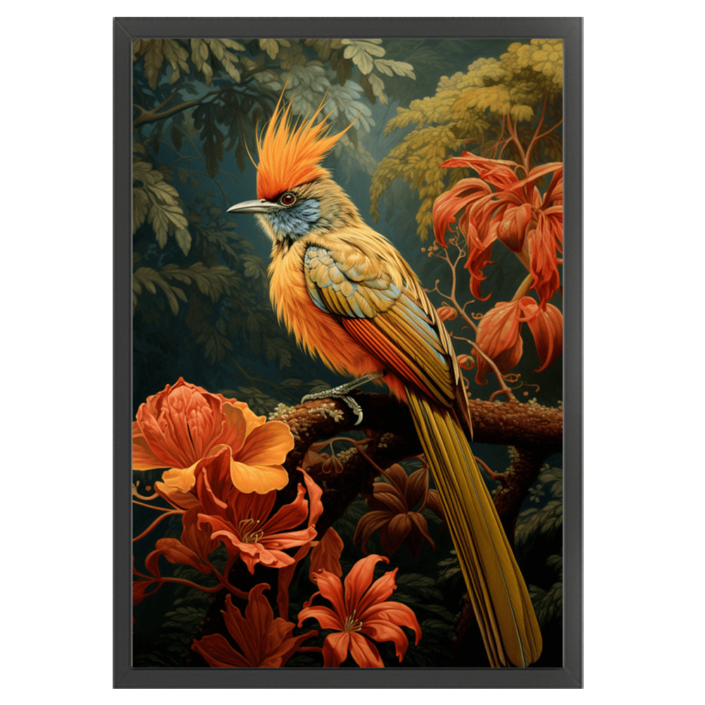 Exotic Bird - 11CT Stamped Cross Stitch 40*60CM