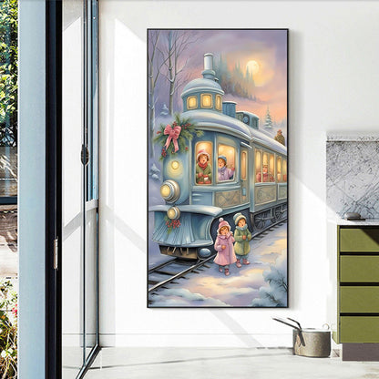 Train - Full Round Drill Diamond Painting 40*70CM