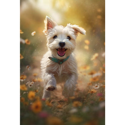 Puppy - Full Square Drill Diamond Painting 50*70CM