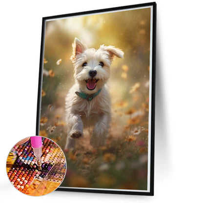 Puppy - Full Square Drill Diamond Painting 50*70CM