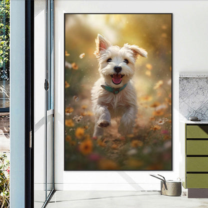 Puppy - Full Square Drill Diamond Painting 50*70CM