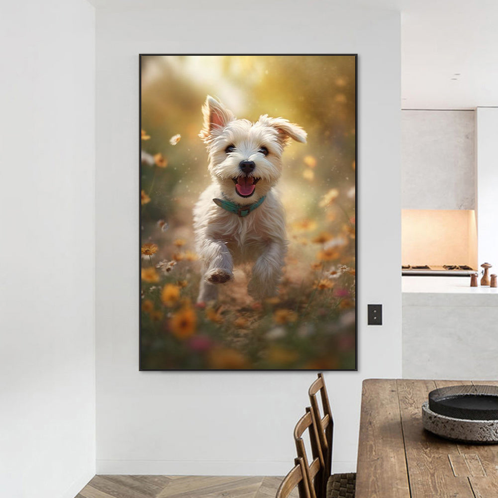 Puppy - Full Square Drill Diamond Painting 50*70CM