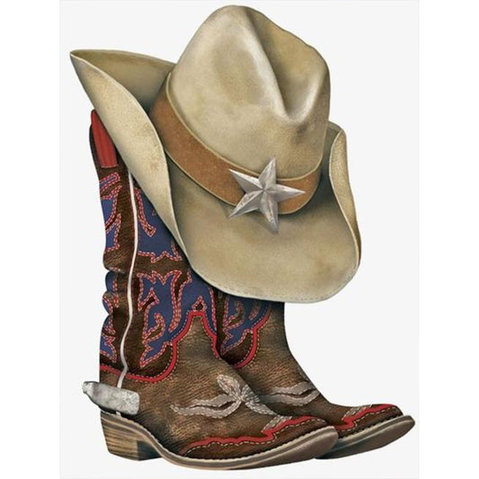 Cowboy Boots - Full Round Drill Diamond Painting 30*40CM