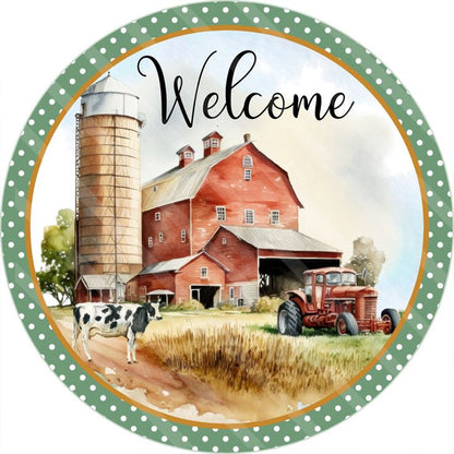 Farm Country - Full Round Drill Diamond Painting 30*30CM