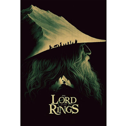 Lord Of The Rings Poster - 14CT Stamped Cross Stitch 40*60CM