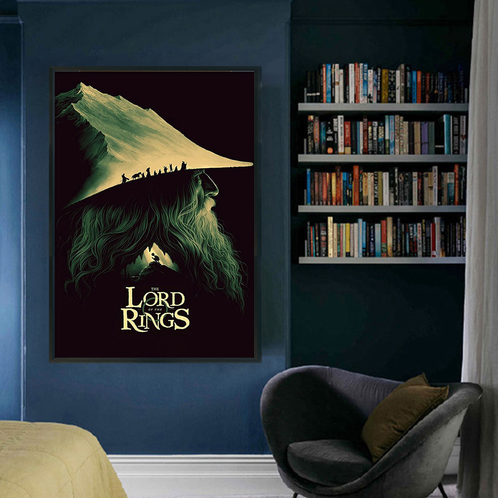 Lord Of The Rings Poster - 14CT Stamped Cross Stitch 40*60CM