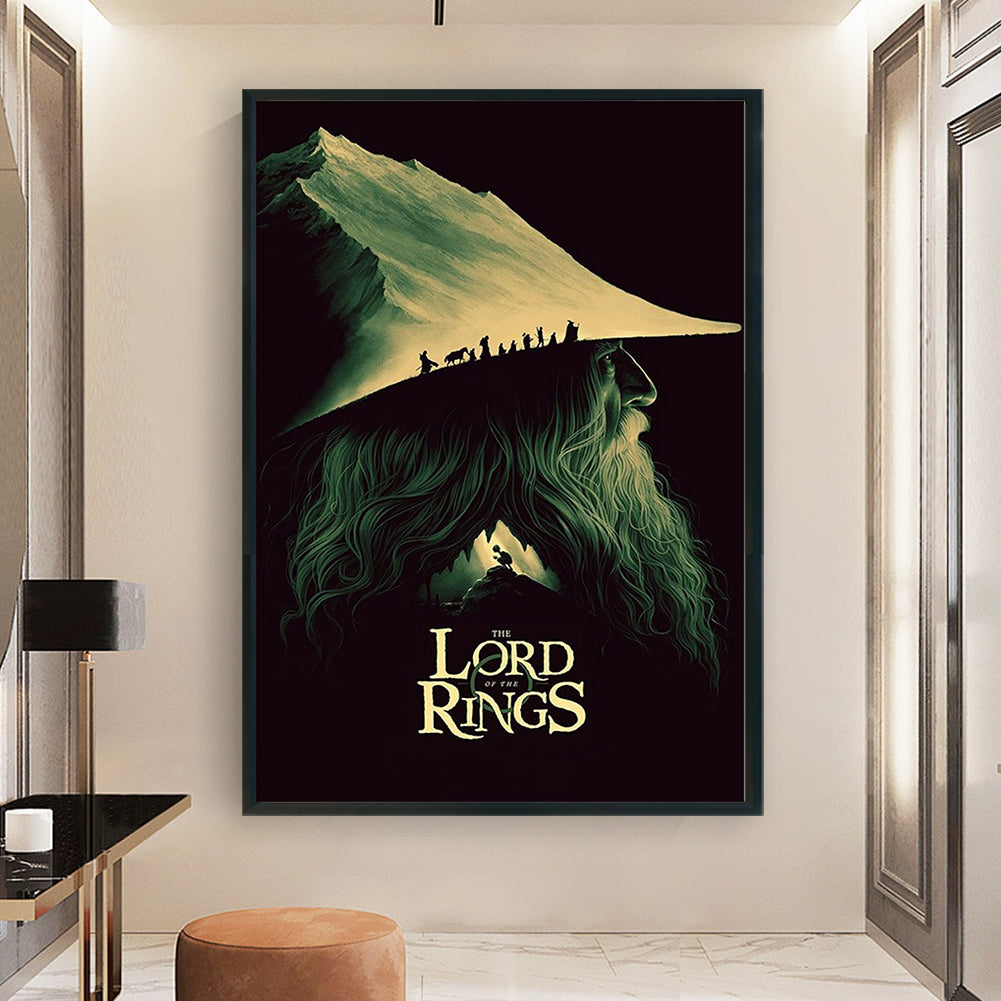 Lord Of The Rings Poster - 14CT Stamped Cross Stitch 40*60CM